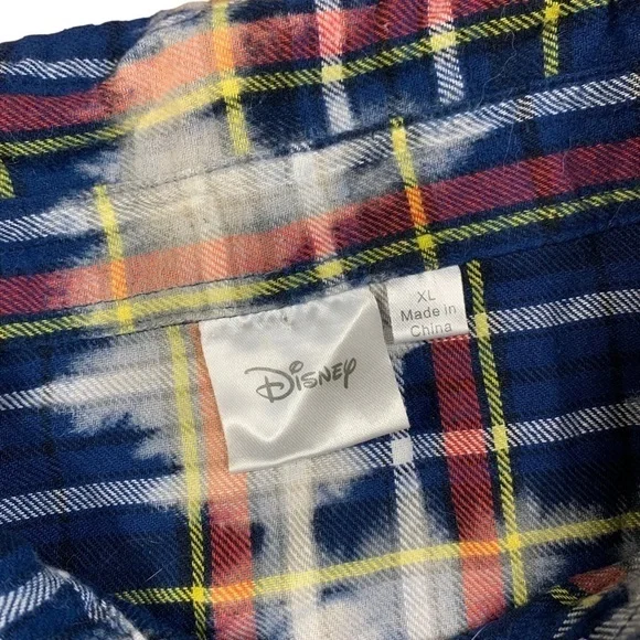 Disney Winnie the Pooh Long Sleeve Button Down Flannel - Picture 3 of 7